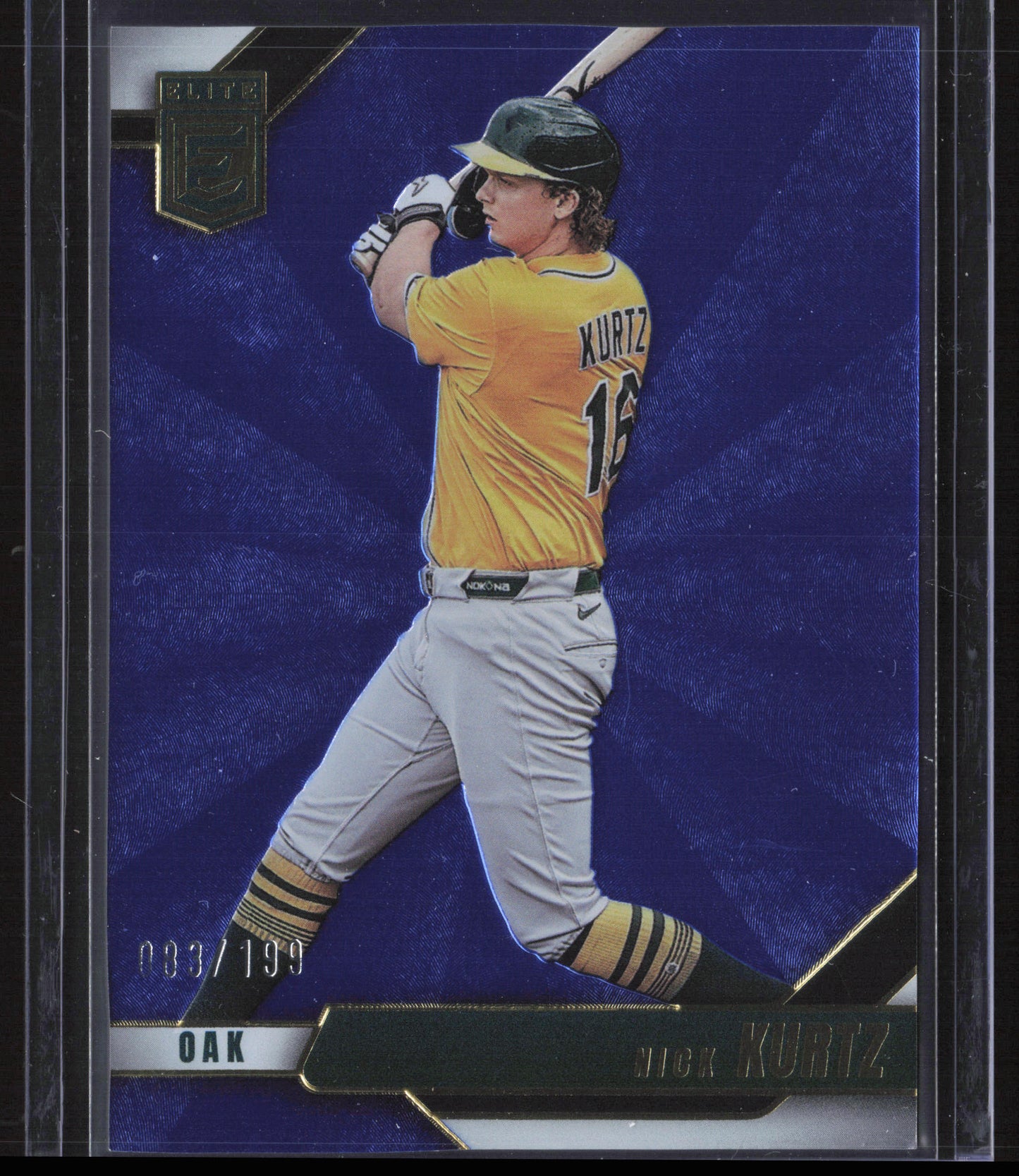 2026 Donruss Elite #59 Nick Kurtz Blue #/199
