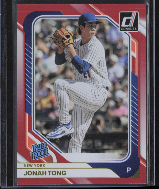 2026 Donruss #84 Jonah Tong red #/250