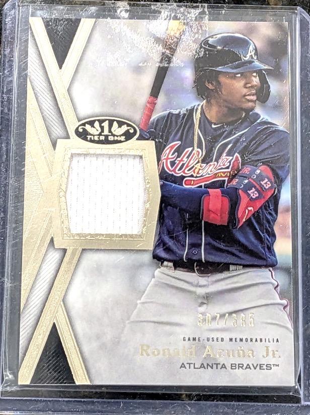 2020 Topps Tier One Relic Ronald Acuna /395