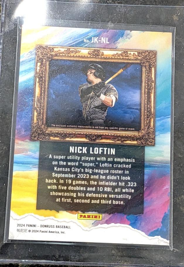 2024 Donruss #JK-NL Nick Loftin Jersey Kings