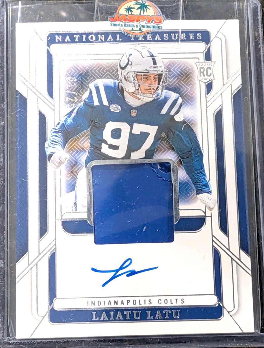 2024 Panini National Treasures #RGS-LLU Laiatu Latu /25