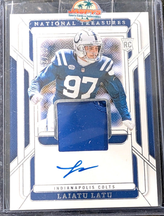2024 Panini National Treasures #RGS-LLU Laiatu Latu /25