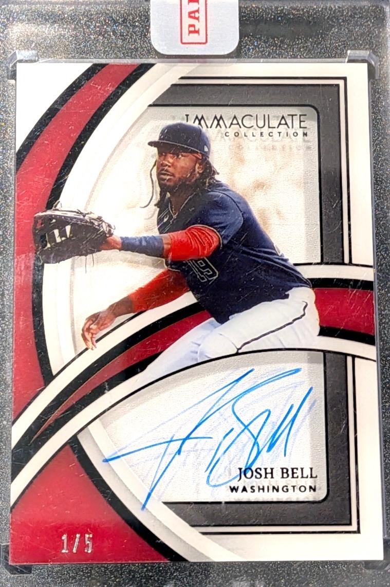 2022 Panini Immaculate Collection #SS-JB Josh Bell shadow /5