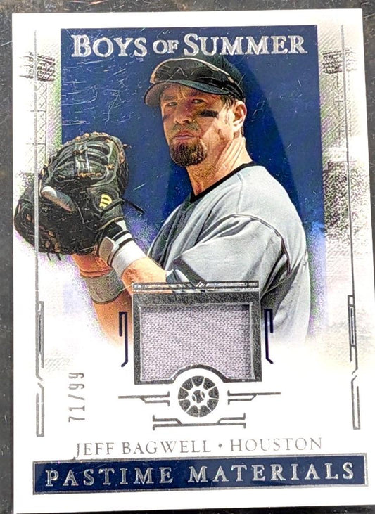 2025 Panini Boys of Summer #PM-JB Jeff Bagwell Pastime Materials #/99