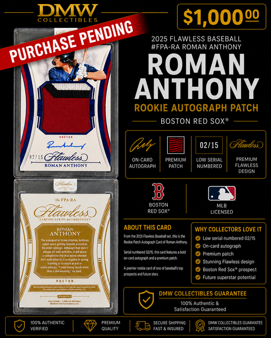 2024 Flawless Roman Anthony Rookie Auto Patch