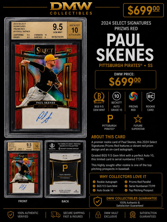 2024 Select Signatures Tie-dye Prizm Auto Paul Skenes