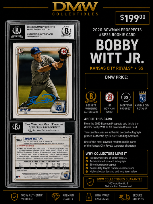 2020 Bowman Prospects Bobby Witt JR.