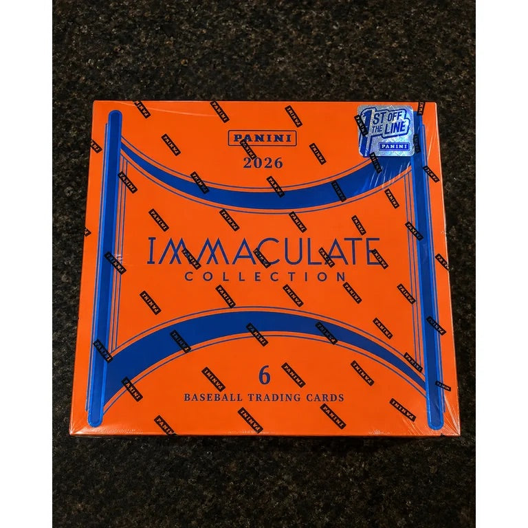 Sealed New 2026 MLB Baseball Panini Immaculate Hobby FOTL First Off The Line Box