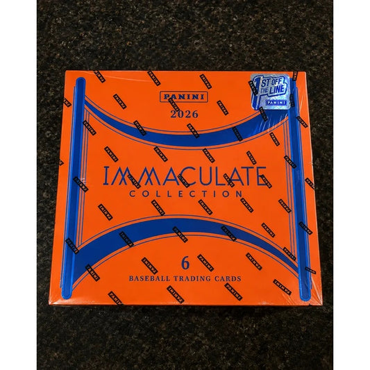 Sealed New 2026 MLB Baseball Panini Immaculate Hobby FOTL First Off The Line Box