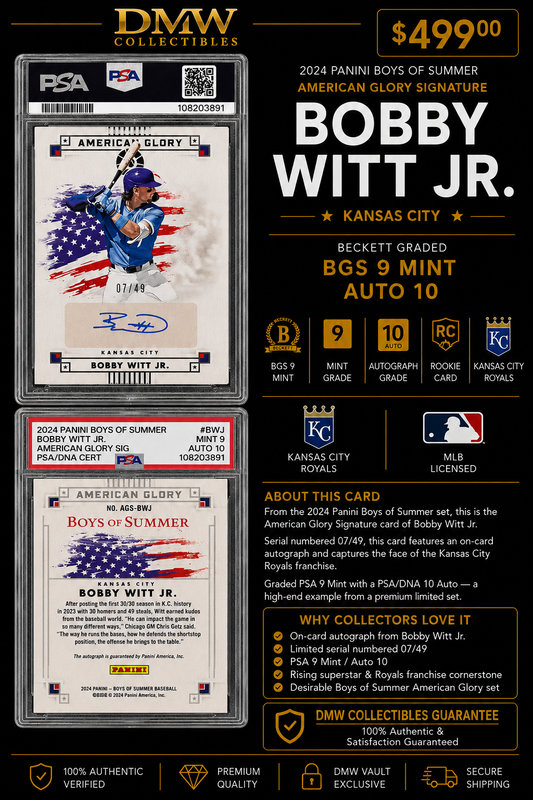 2024 Panini boys Of Summer Bobby Witt JR.